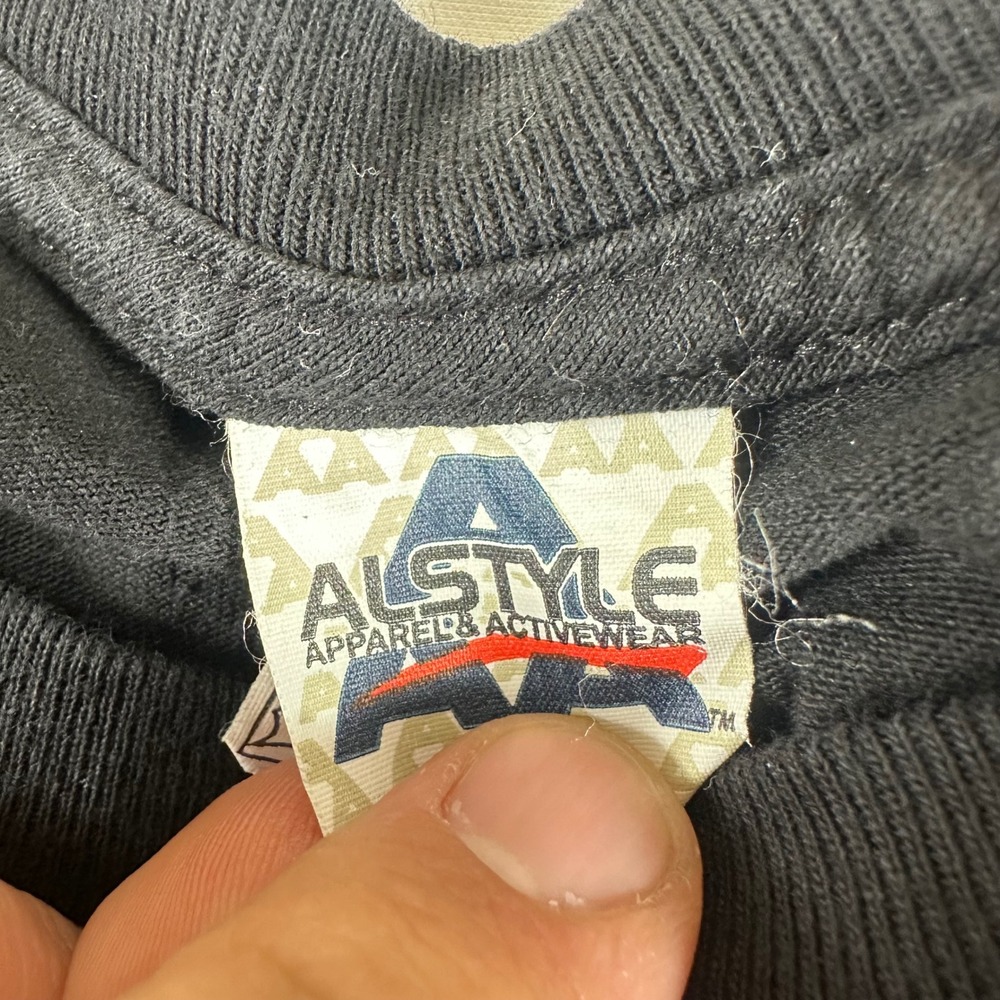 VTG ALSTYLE New England Patriots‎ Pats Nation Graphic T Shirt Mens 4XL Black - Picture 4 of 6